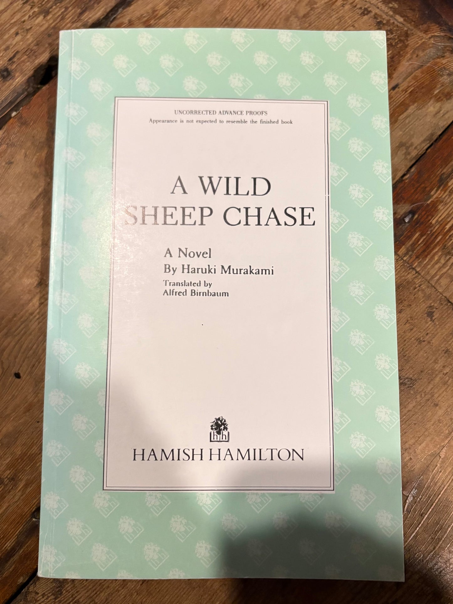 MURAKAMI, Haruki. A Wild Sheep Chase.