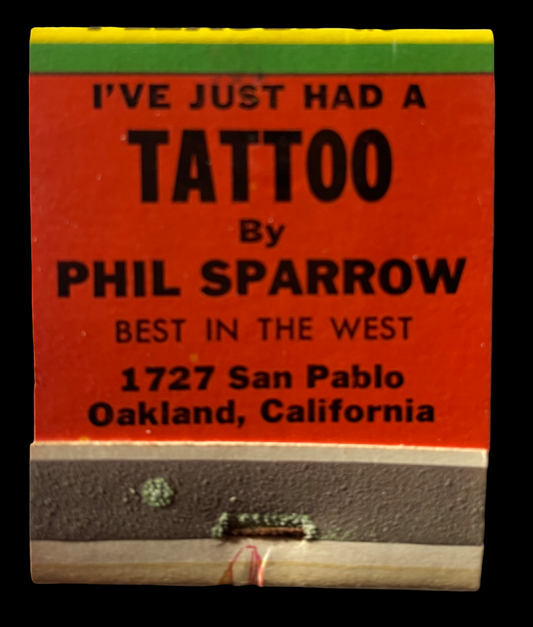 SPARROW, Phil [Pseudonym of Samuel Steward].  I’ve Just Had A Tattoo by Phil Sparrow.